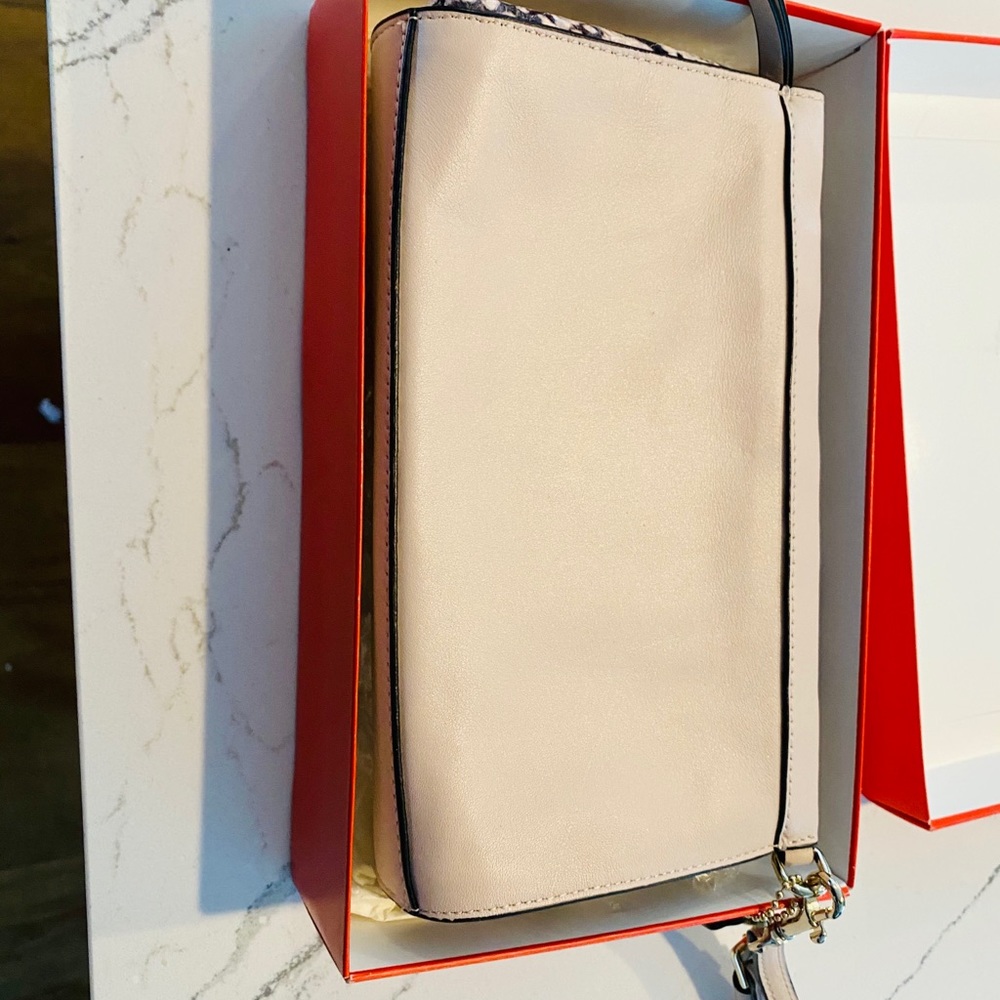 Coach Madison Two Tone Python Wristlet - Large - image 5